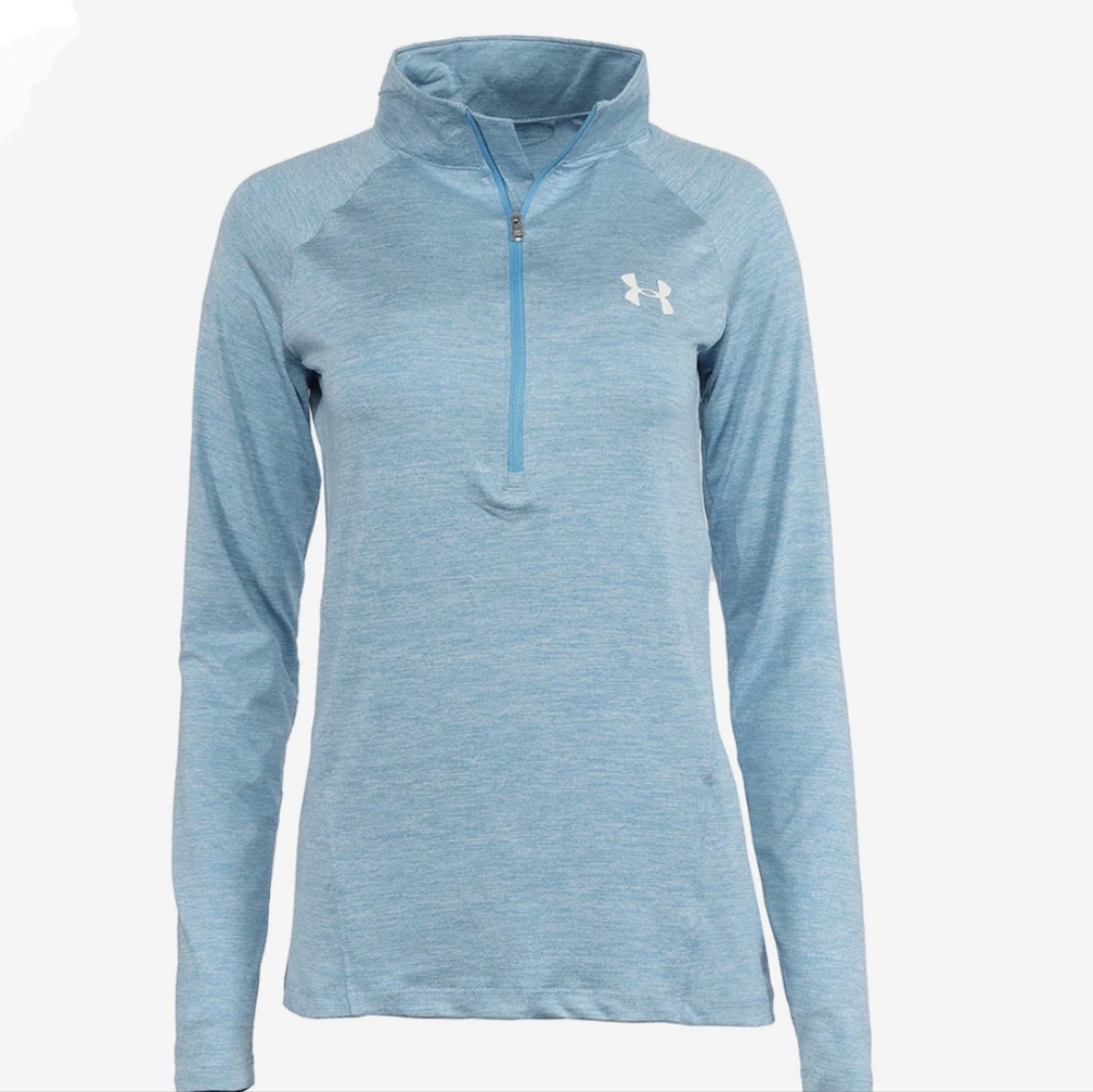 Under Armour, 1/2 zip pullover, Atlantic Blue, M